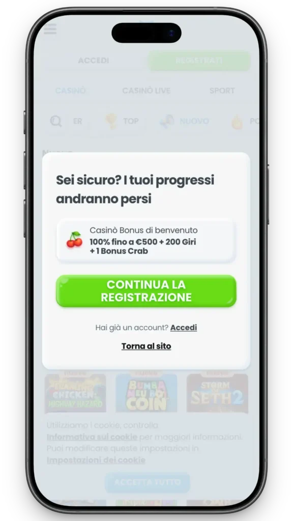 Cazimbo Casino login